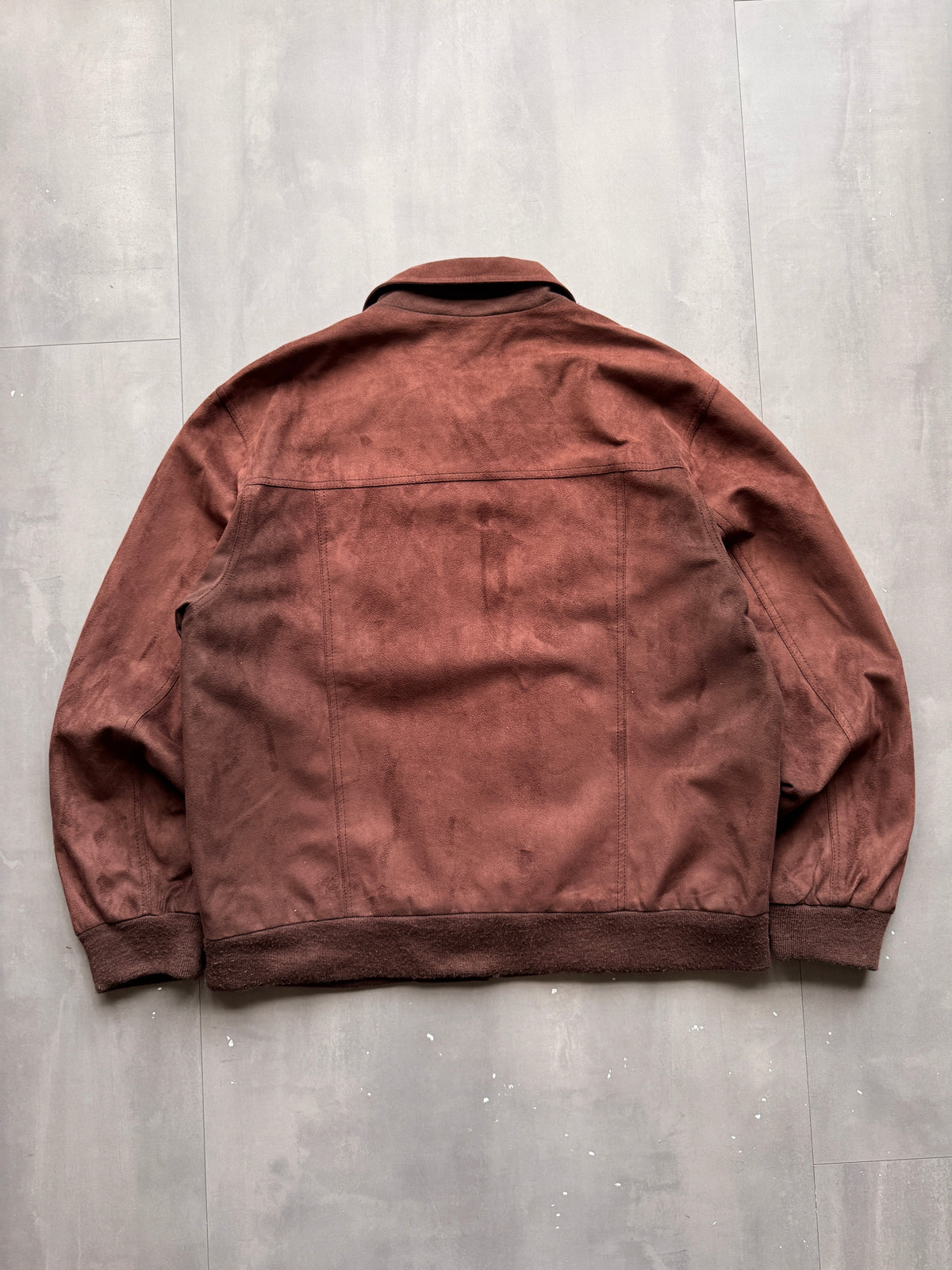 VINTAGE TIMBERLAND BROWN SUEDE LEATHER JACKET - L