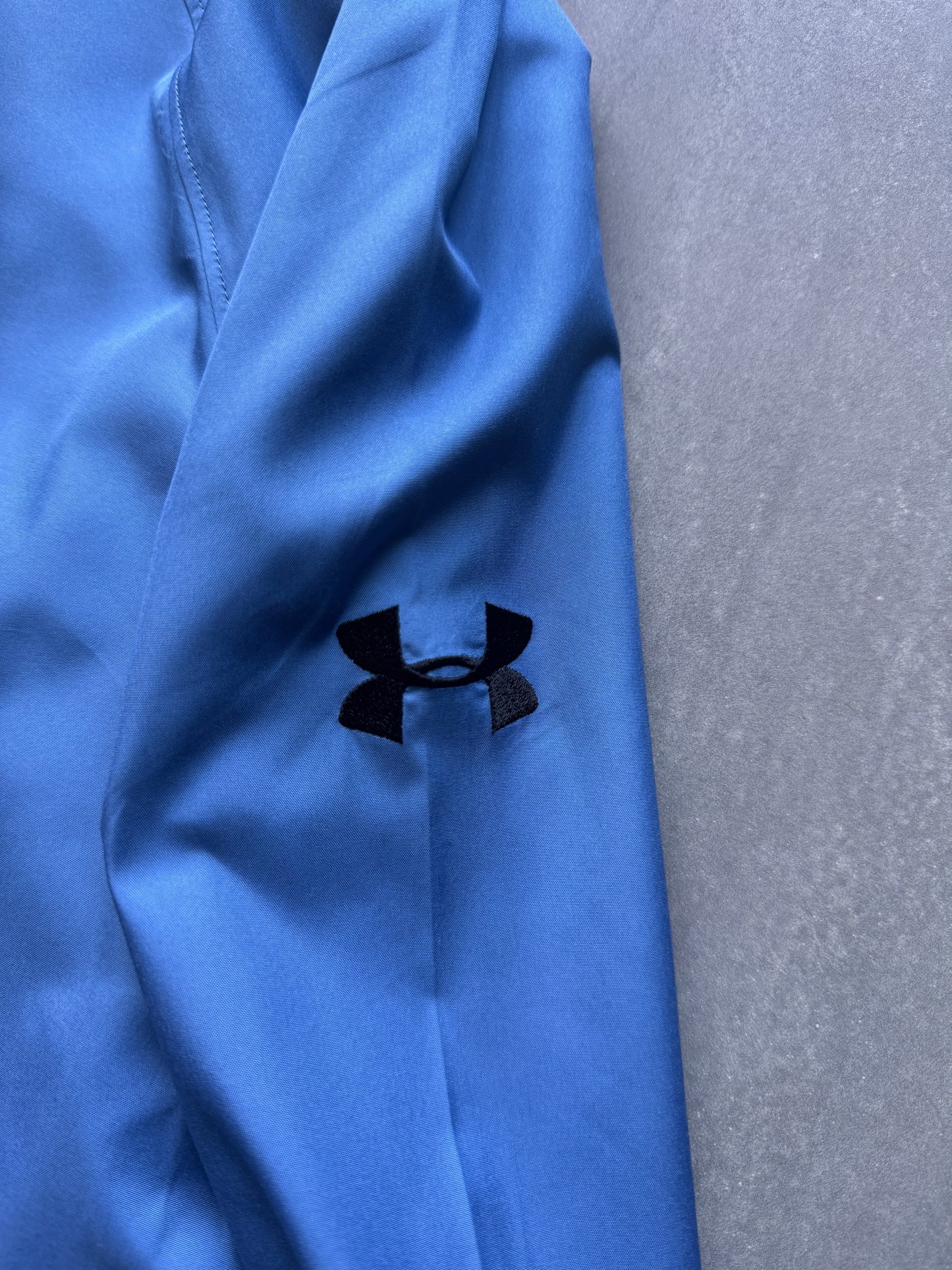 VINTAGE UNDERARMOUR NEW MEXICO TECH BLUE WINDBREAKER - XL