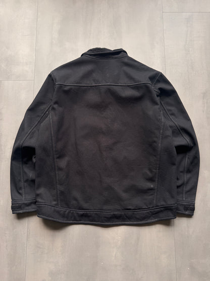 VINTAGE TOUGH DUCK FLEECE LINED WORK JACKET - L