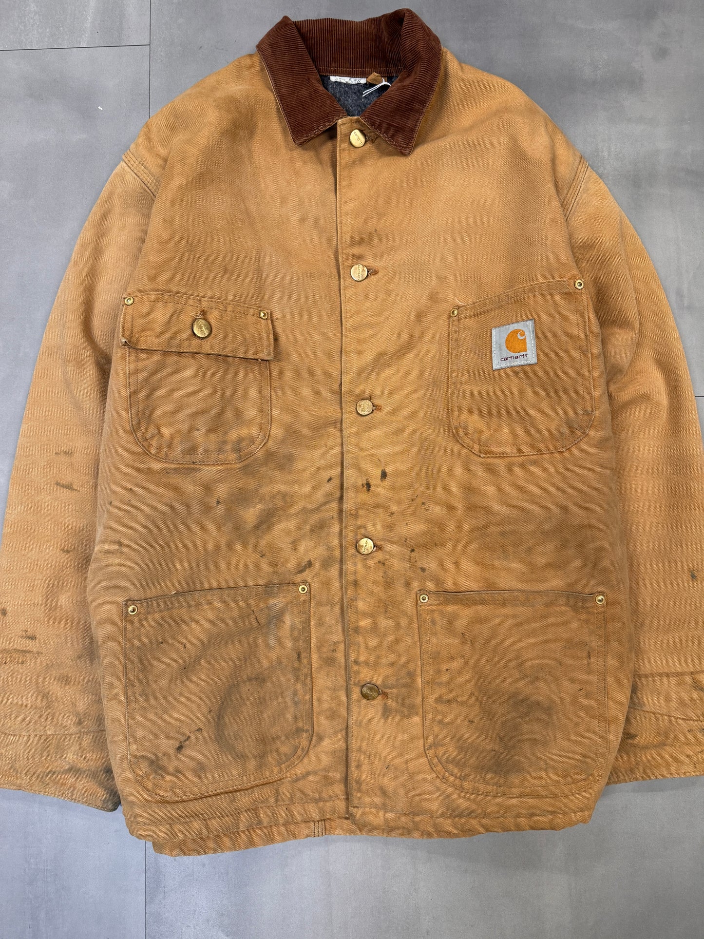 CARHARTT MICHIGAN TAN JACKET - MEDIUM/LARGE