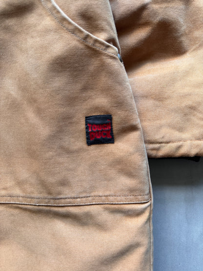 VINTAGE TOUGH DUCK TAN WORK JACKET - M
