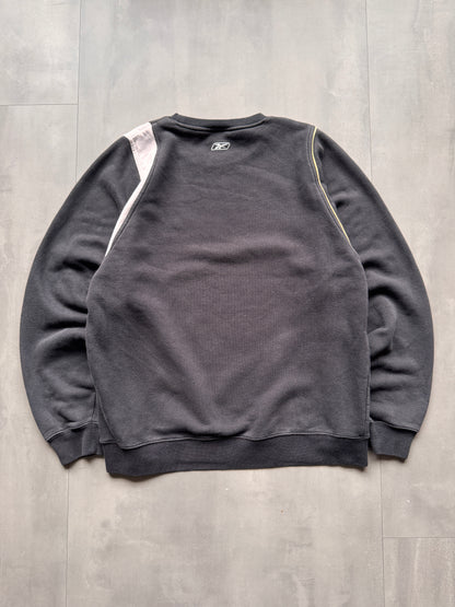 VINTAGE REEBOK BLACK SWEATER - L