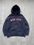 VINTAGE MLB BOSTON RED SOX NAVY HOODIE - M