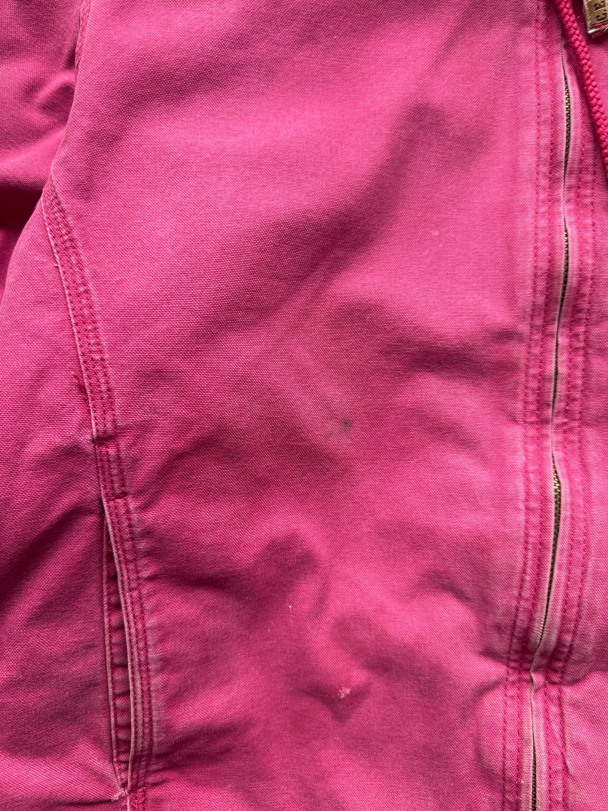 VINTAGE SMITHS PINK SHERPA LINED ACTIVE JACKET - M