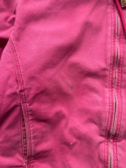 VINTAGE SMITHS PINK SHERPA LINED ACTIVE JACKET - M