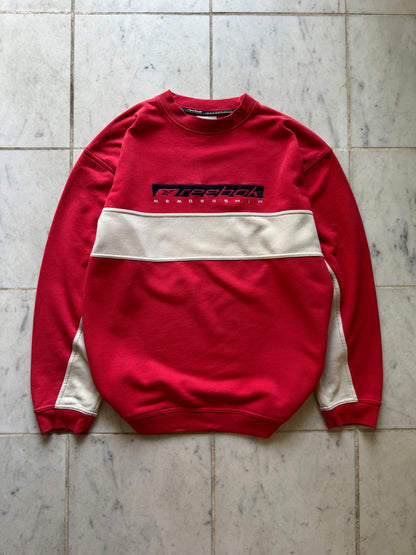 REEBOK RED/GREY SWEATER - LARGE/XLARGE