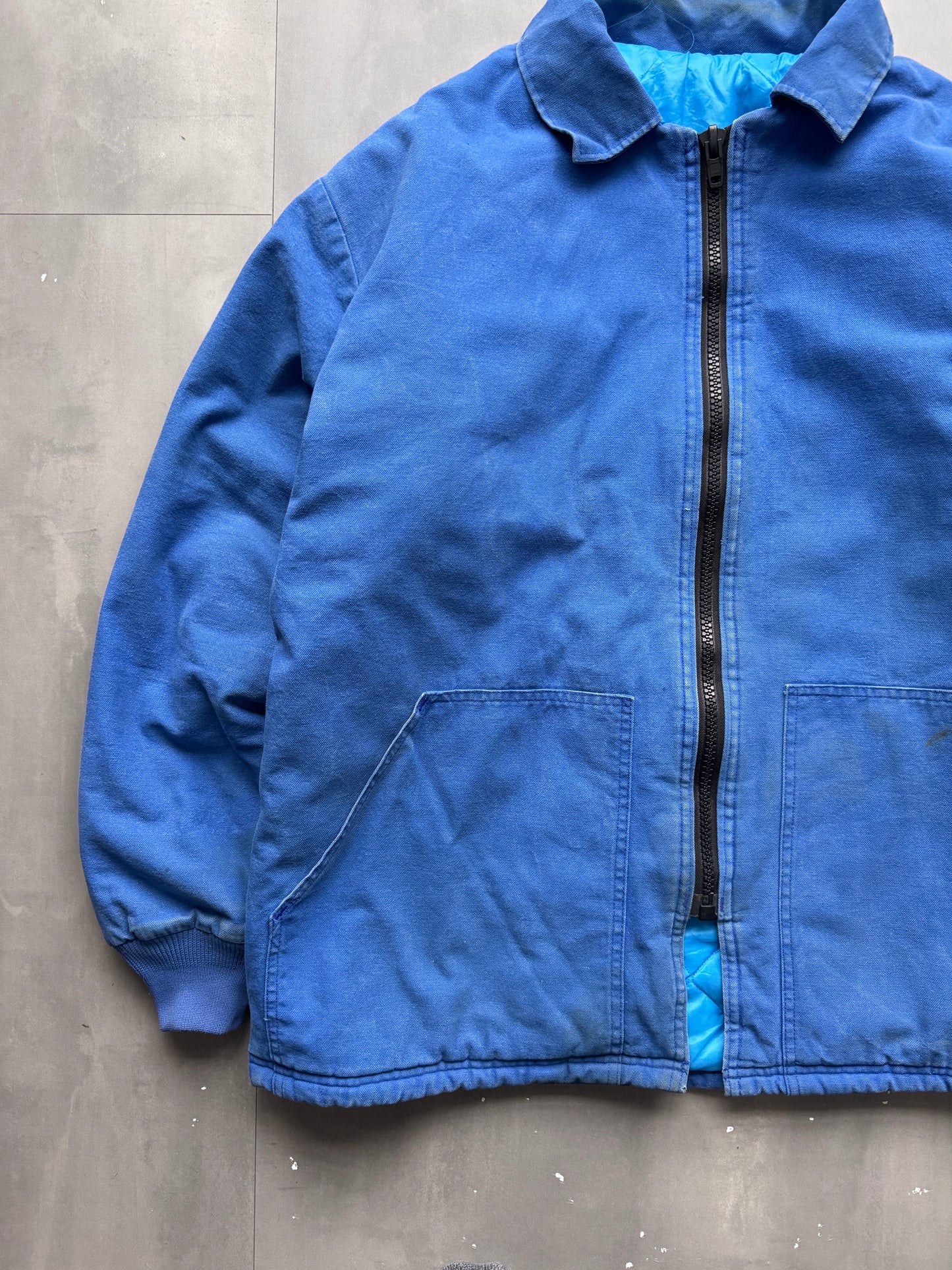 VINTAGE BLUE DETROIT WORK JACKET - XL