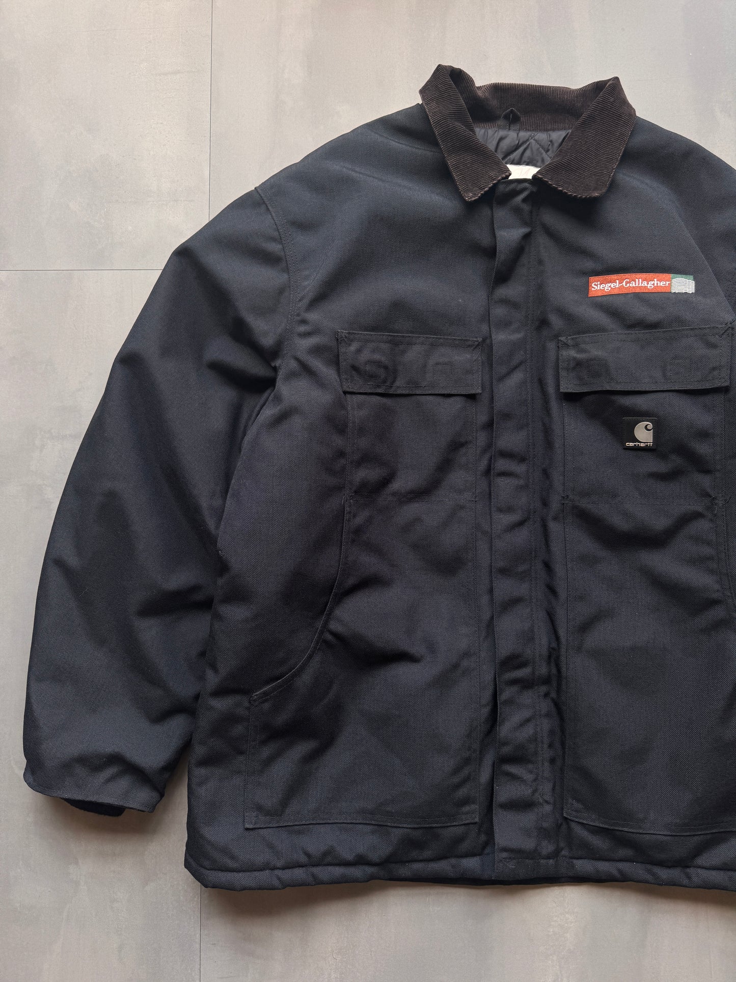 VINTAGE CARHARTT BLACK ARCTIC JACKET - XXL