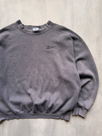 VINTAGE REEBOK GREY SWEATER - XL