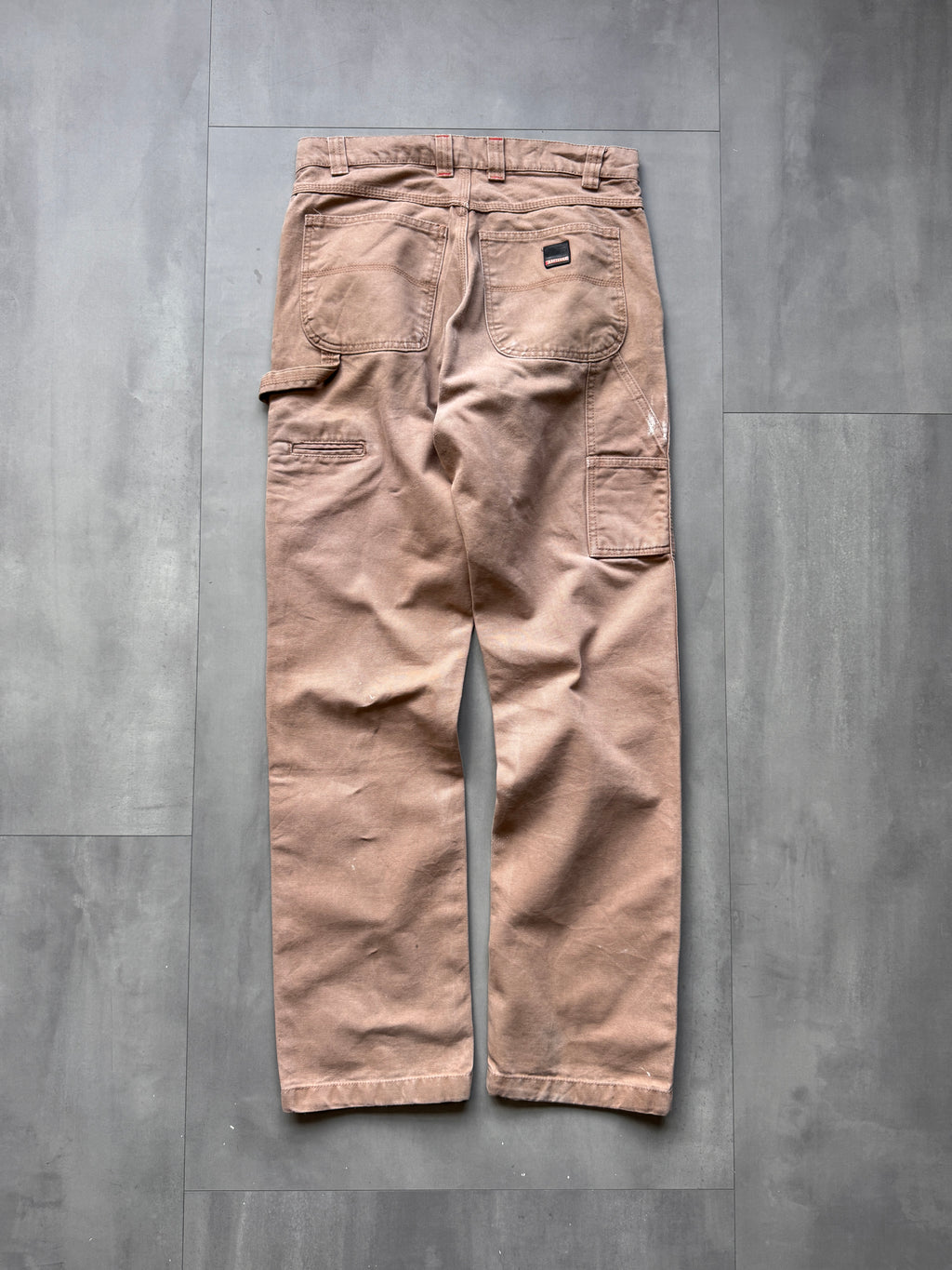 VINTAGE CRAFTSMAN LIGHT BROWN CARPENTER PANTS - 32