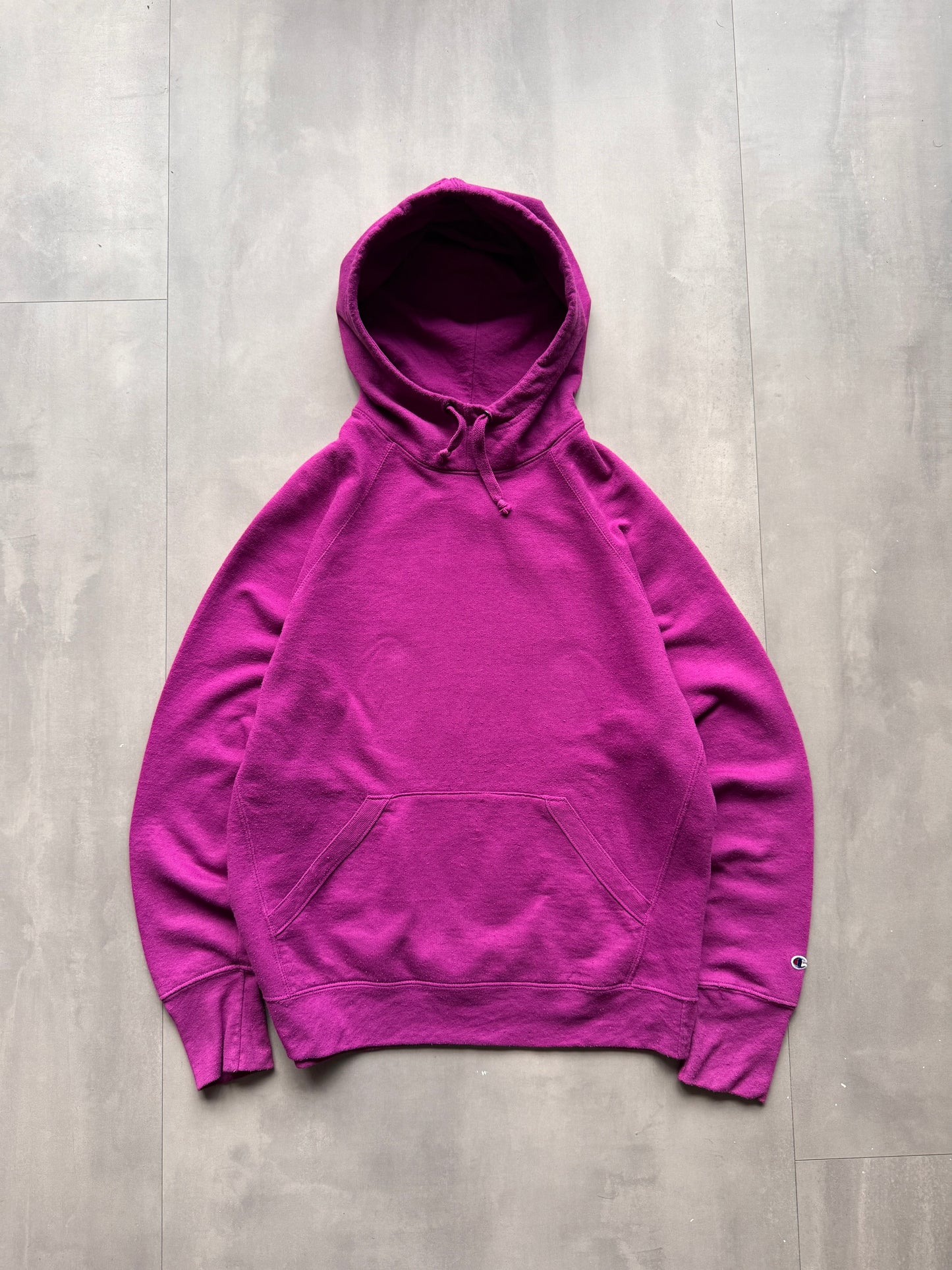 VINTAGE CHAMPION PURPLE HOODIE - S