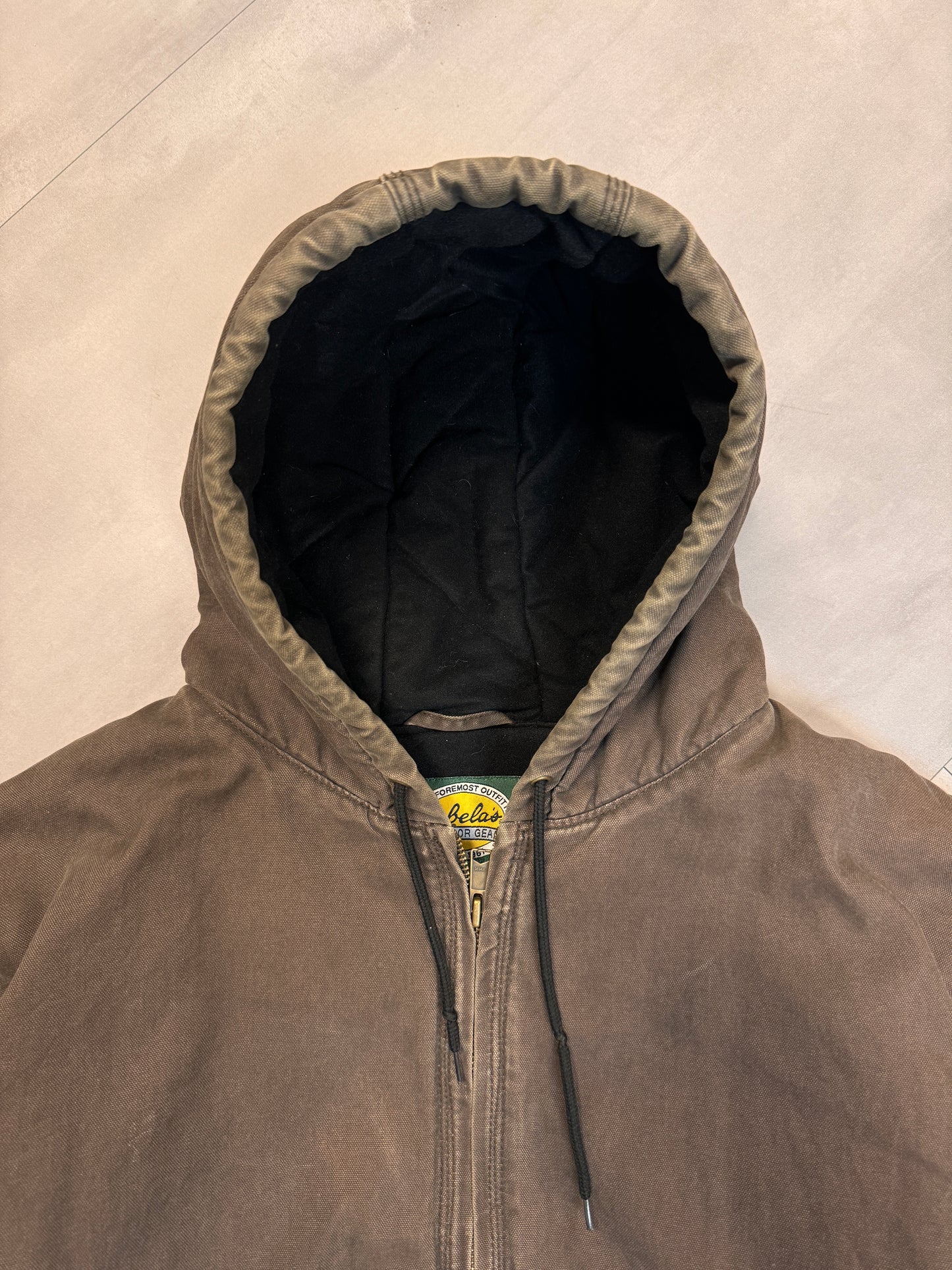 CABELA'S DARK GREY/BROWN ACTIVE JACKET - XXLARGE