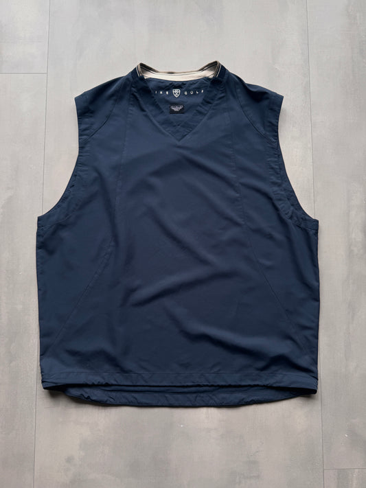 VINTAGE NIKE GOLF NAVY VEST - L
