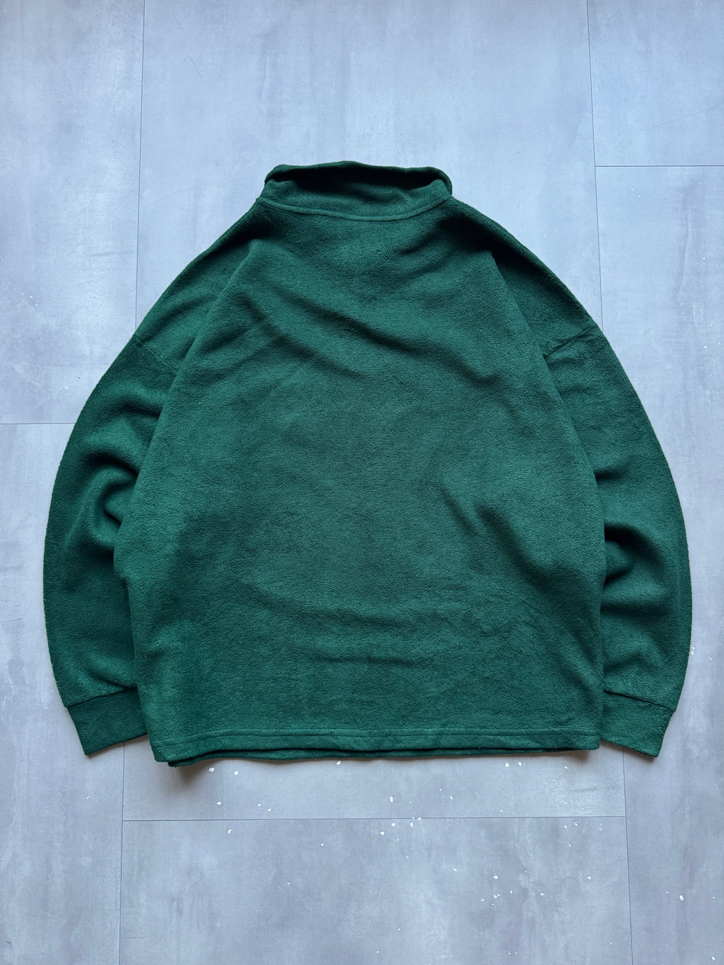 VINTAGE TOMMY HILFIGER SPORT 90s GREEN FLEECE SWEATER - XL