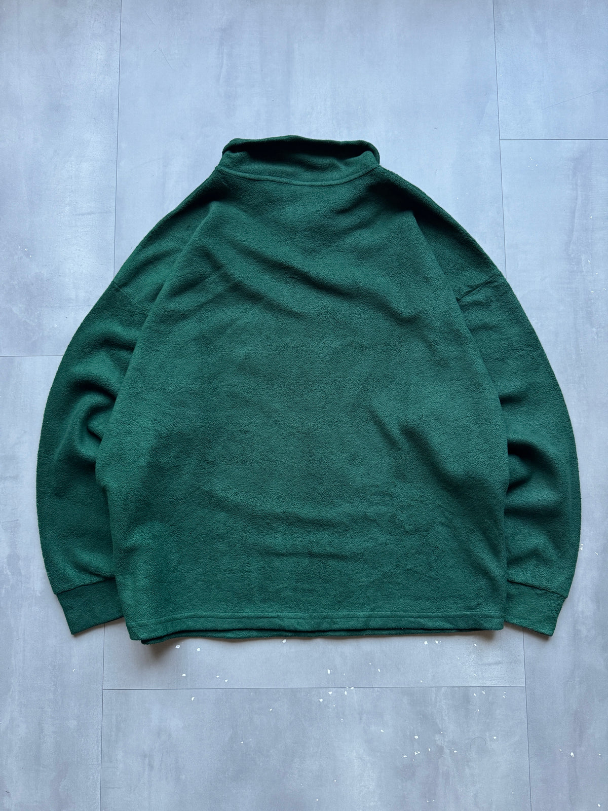 VINTAGE TOMMY HILFIGER SPORT 90s GREEN FLEECE SWEATER - XL