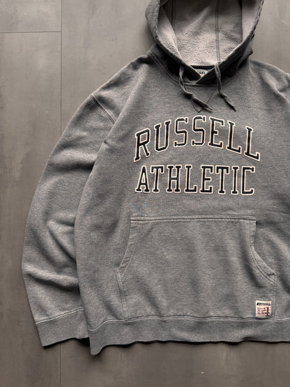 VINTAGE RUSSELL ATHLETIC GREY HOODIE - XL