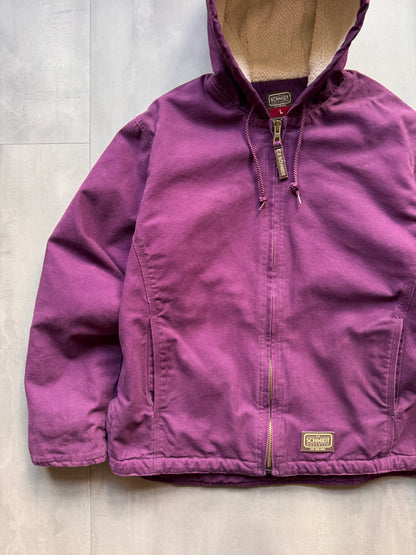VINTAGE LILAC SHERPA LINED ACTIVE JACKET - M
