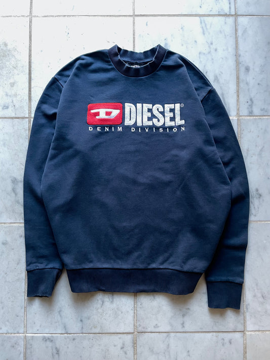 DIESEL NAVY SWEATER - LARGE