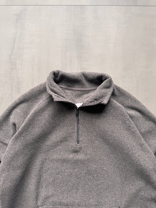 CARHARTT GREY 1/4 ZIP FLEECE - SMALL