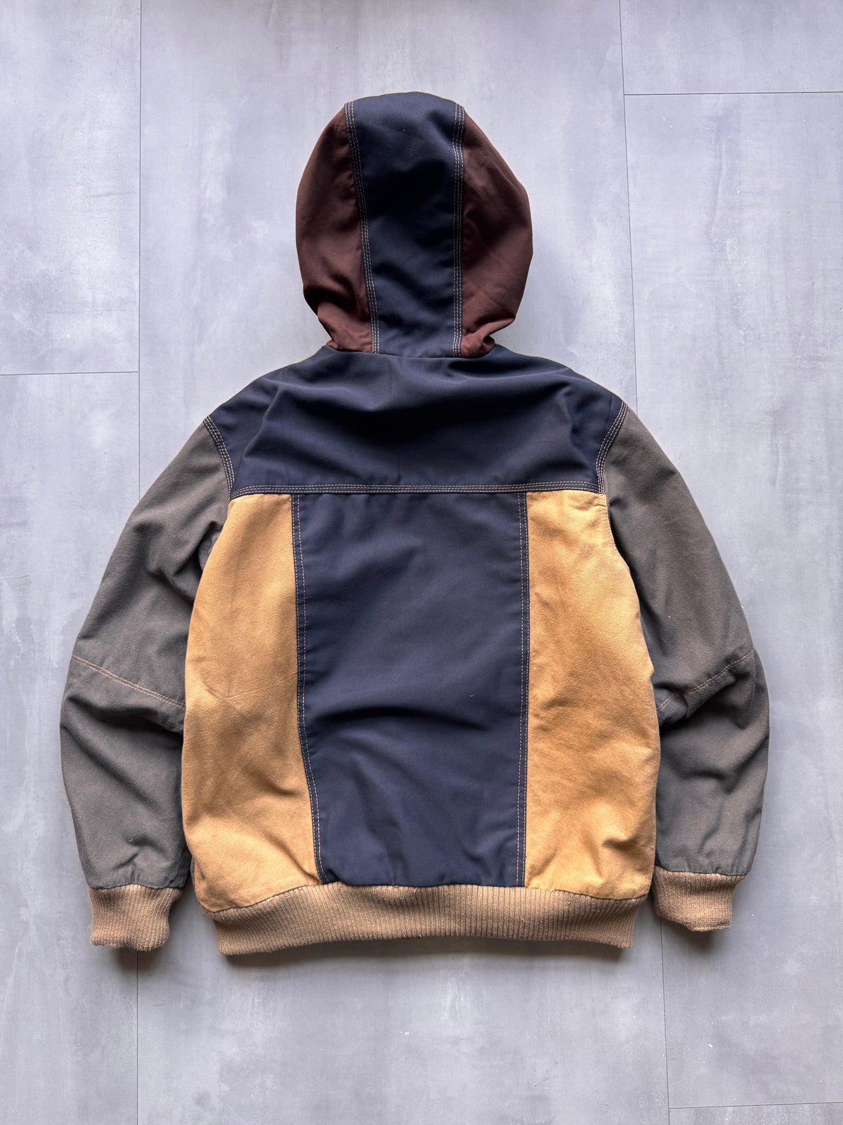 VINTAGE CARHARTT REWORKED MULTICOLOR ACTIVE JACKET - L
