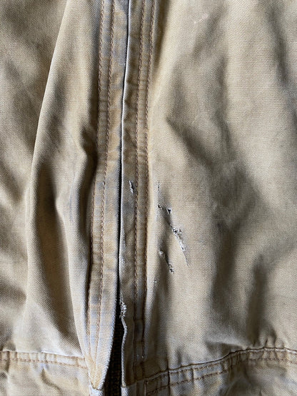 VINTAGE AMERICAN EAGLE TAN DETROIT JACKET - L