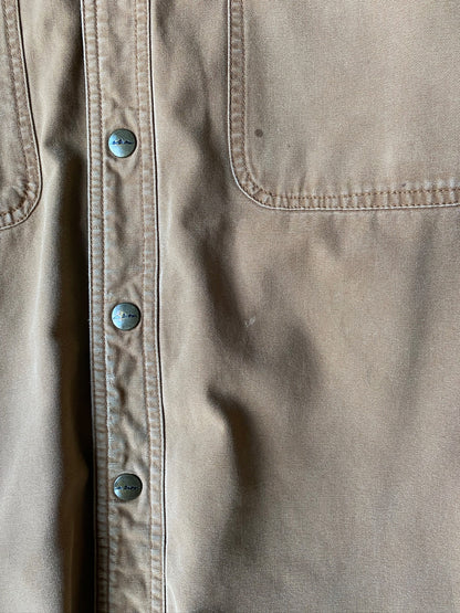 VINTAGE TAN WORKWEAR SHIRT - L