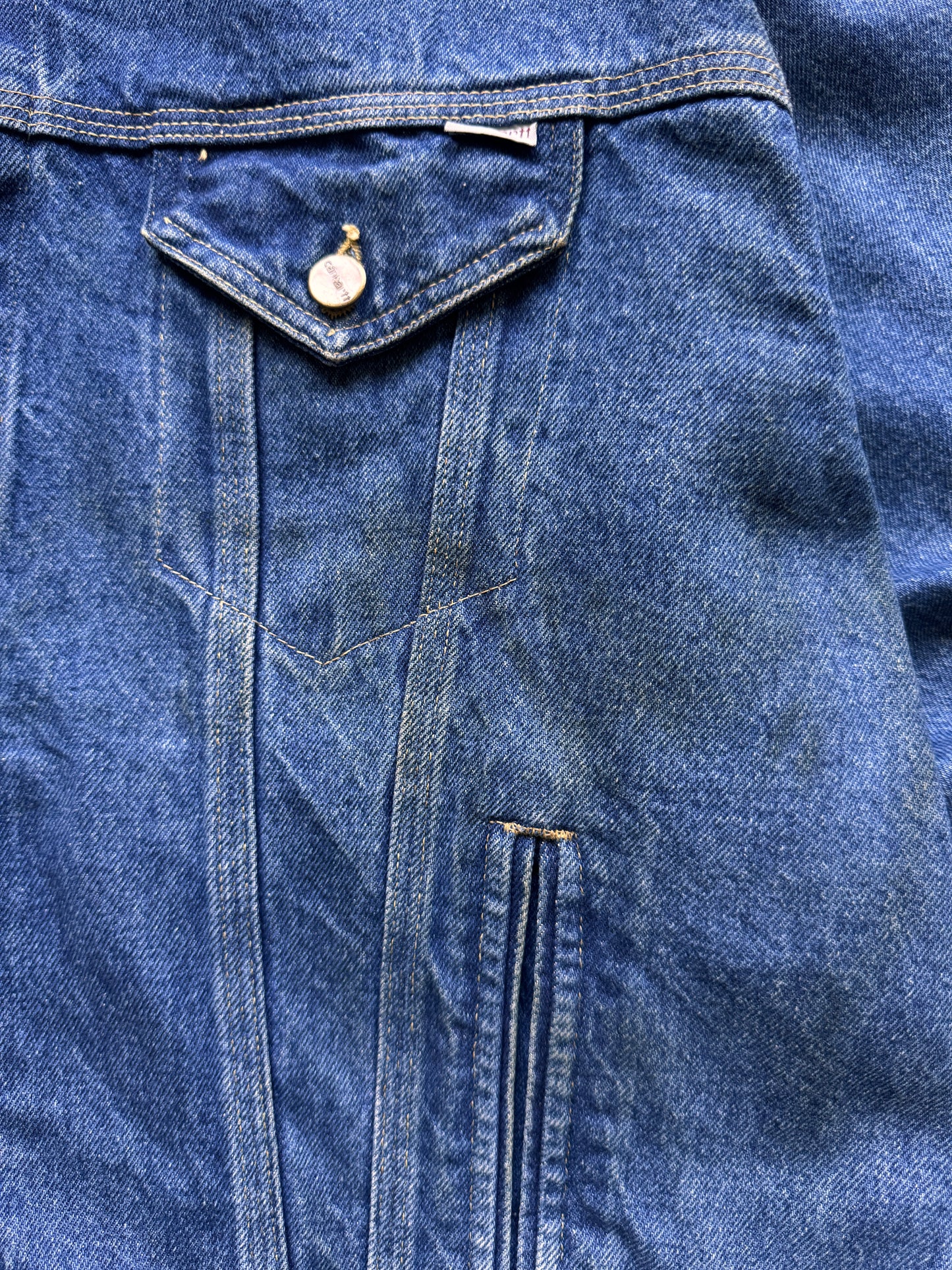 VINTAGE CARHARTT DENIM JACKET - XL