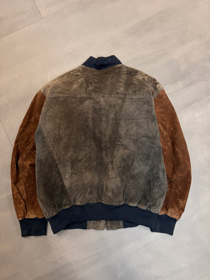 PHASE 3 SUEDE BOMBER JACKET - MEDIUM