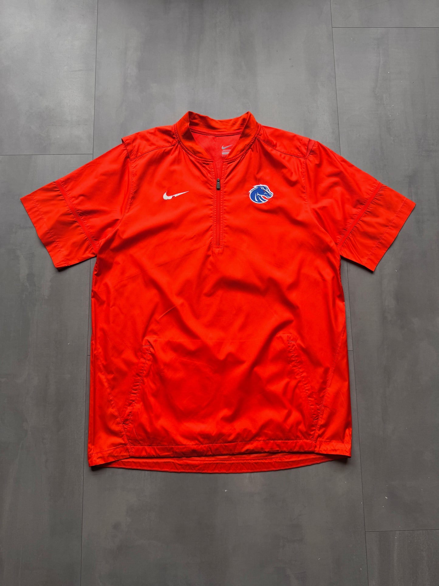 VINTAGE NIKE BOISE STATE STALLIONS ORANGE SPORT TEE - L
