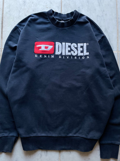 DIESEL NAVY SWEATER - LARGE