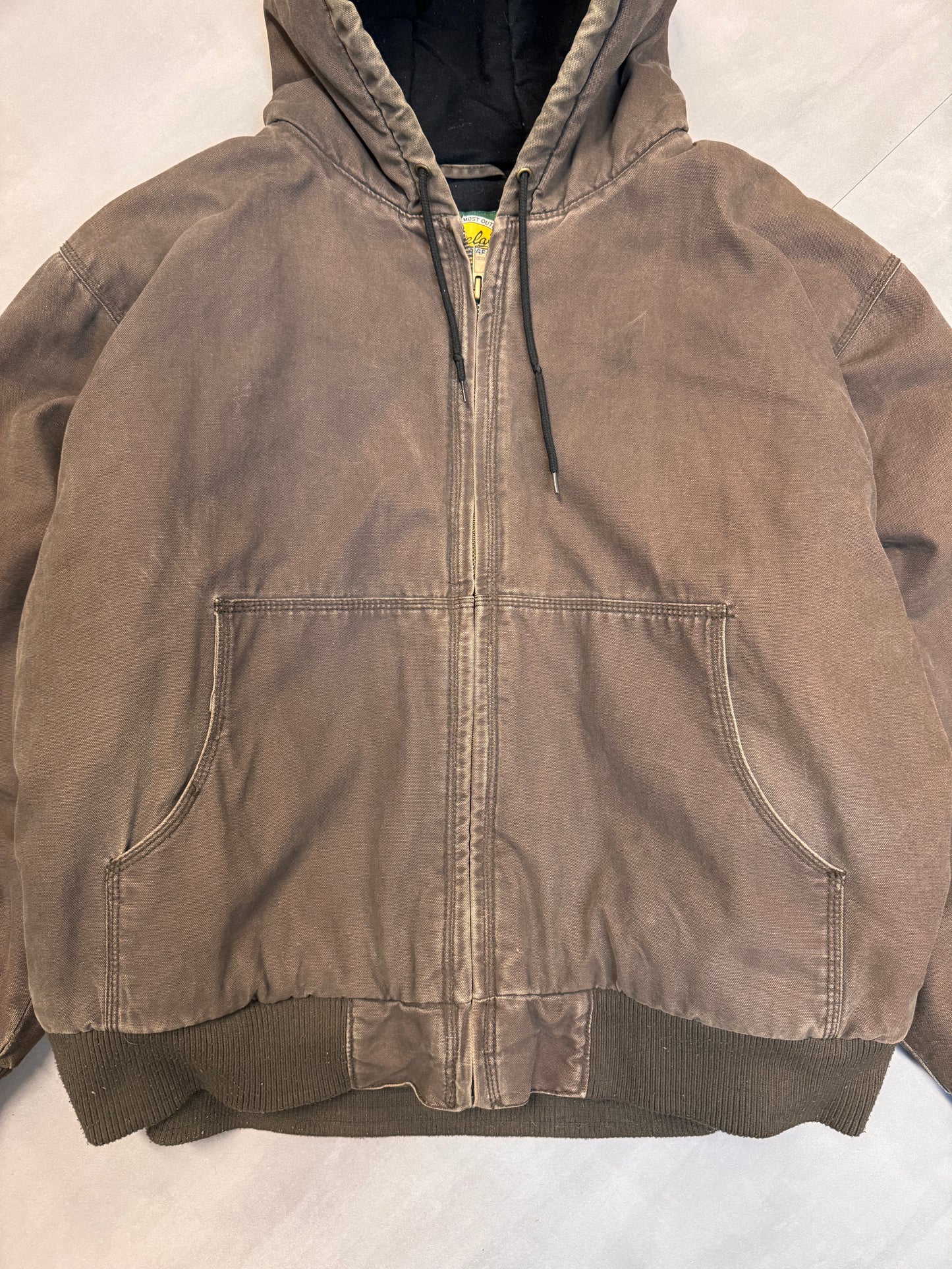 CABELA'S DARK GREY/BROWN ACTIVE JACKET - XXLARGE