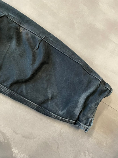 VINTAGE CARHARTT FADED NAVY ARCTIC JACKET - L