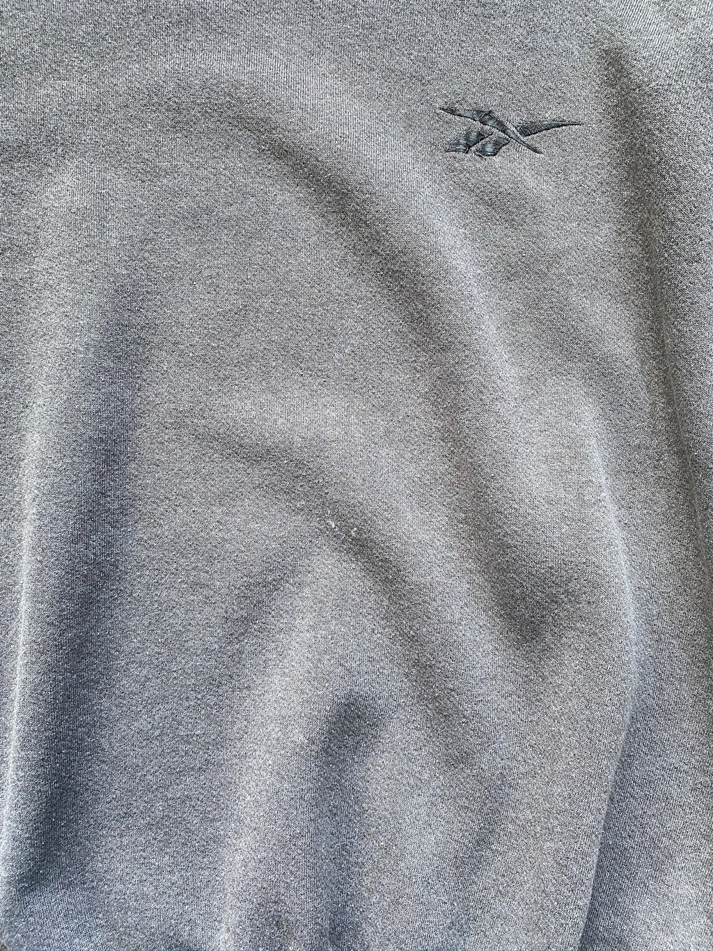 VINTAGE REEBOK GREY SWEATER - XL