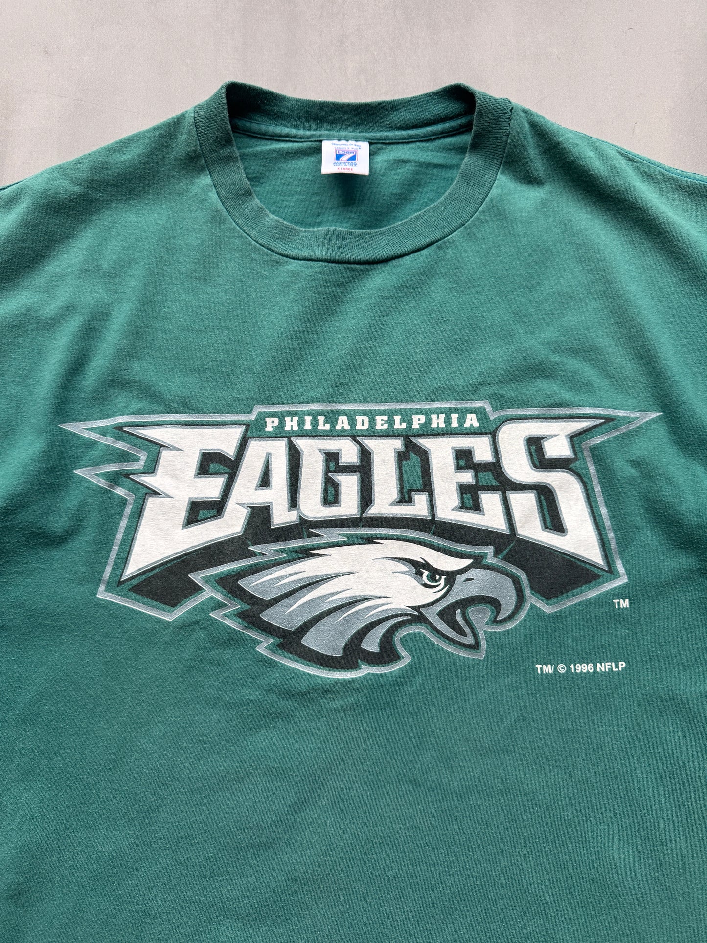 VINTAGE NFL PHILADELPHIA EAGLES GREEN T-SHIRT - XL