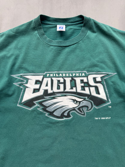 VINTAGE NFL PHILADELPHIA EAGLES GREEN T-SHIRT - XL