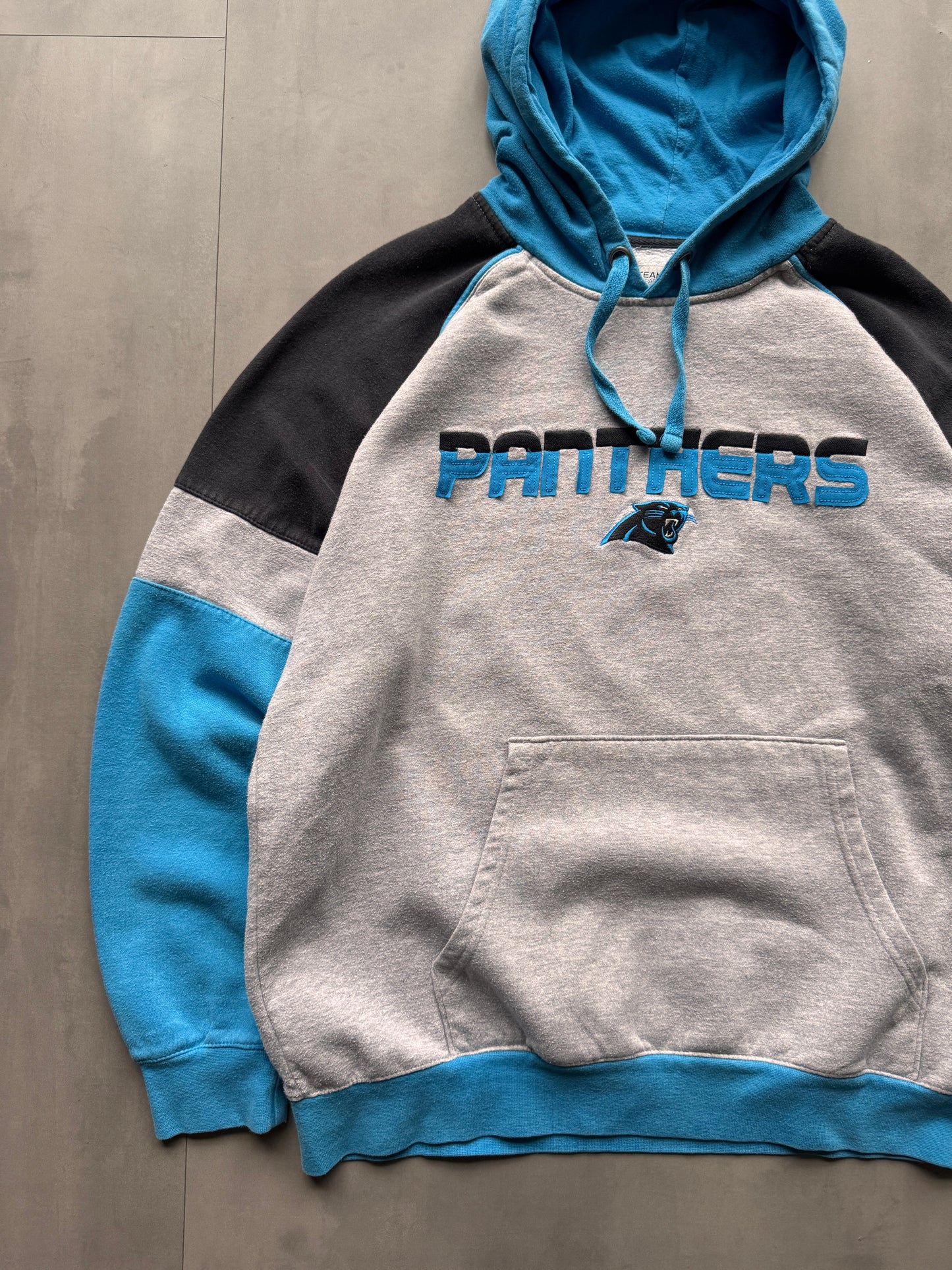 VINTAGE NFL CAROLINA PANTHERS HOODIE - L