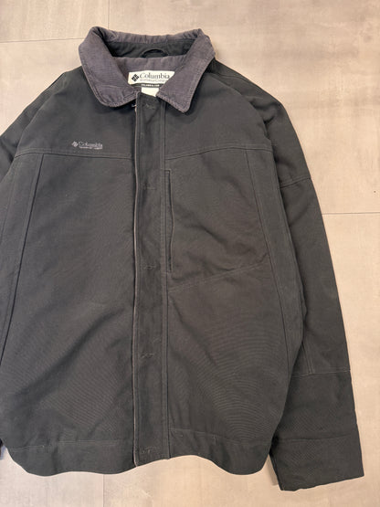 COLUMBIA DARK GREY LINED WORKWEAR JACKET - XXLARGE