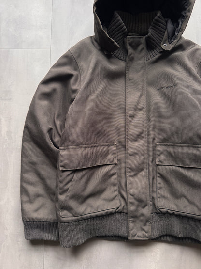 VINTAGE CARHARTT GREY/GREEN JACKET - M