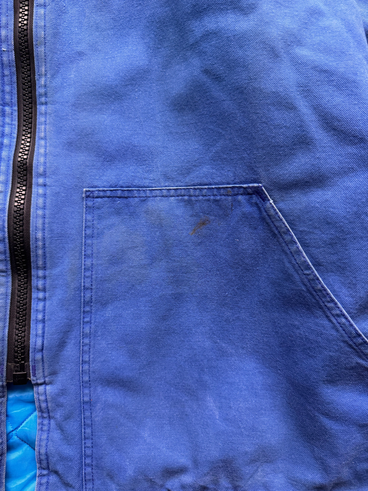 VINTAGE BLUE DETROIT WORK JACKET - XL