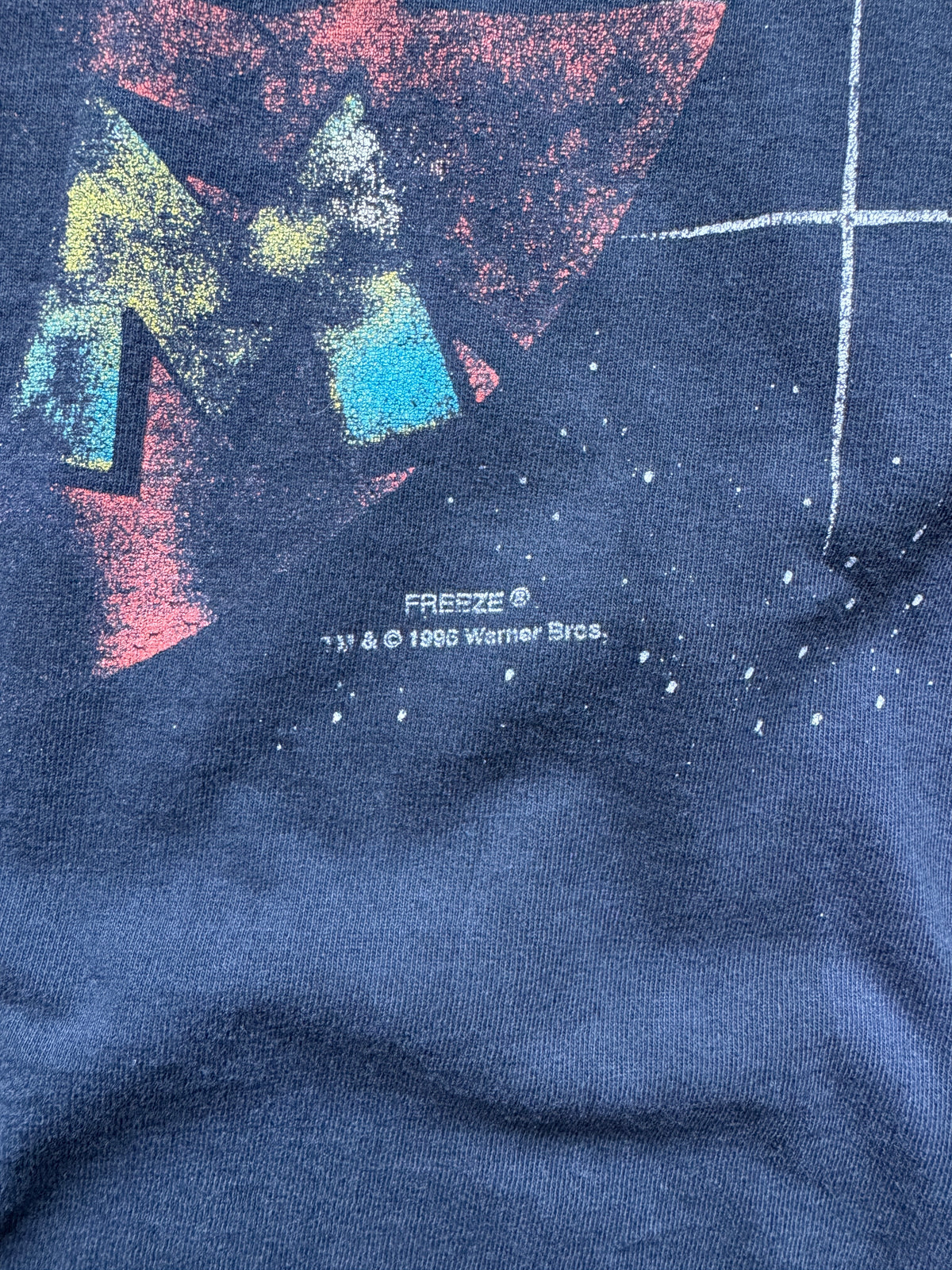 VINTAGE SPACE JAM 1996 BLACK T-SHIRT - XL