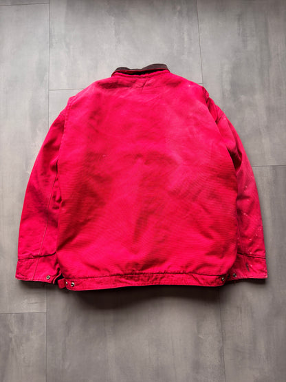 VINTAGE TRI-MOUNTAIN RED DETROIT WORK JACKET - 3XLARGE