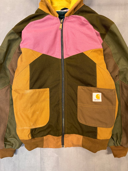 REWORKED CARHARTT ACTIVE JACKET - LARGE