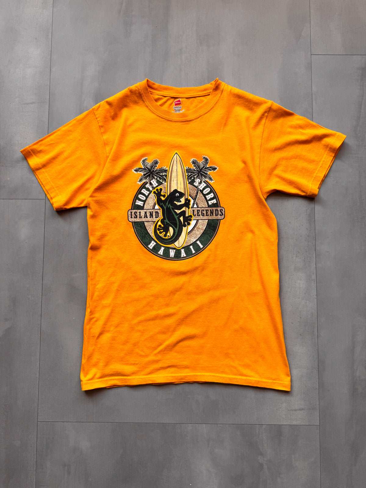 VINTAGE YELLOW HAWAII TEE - S