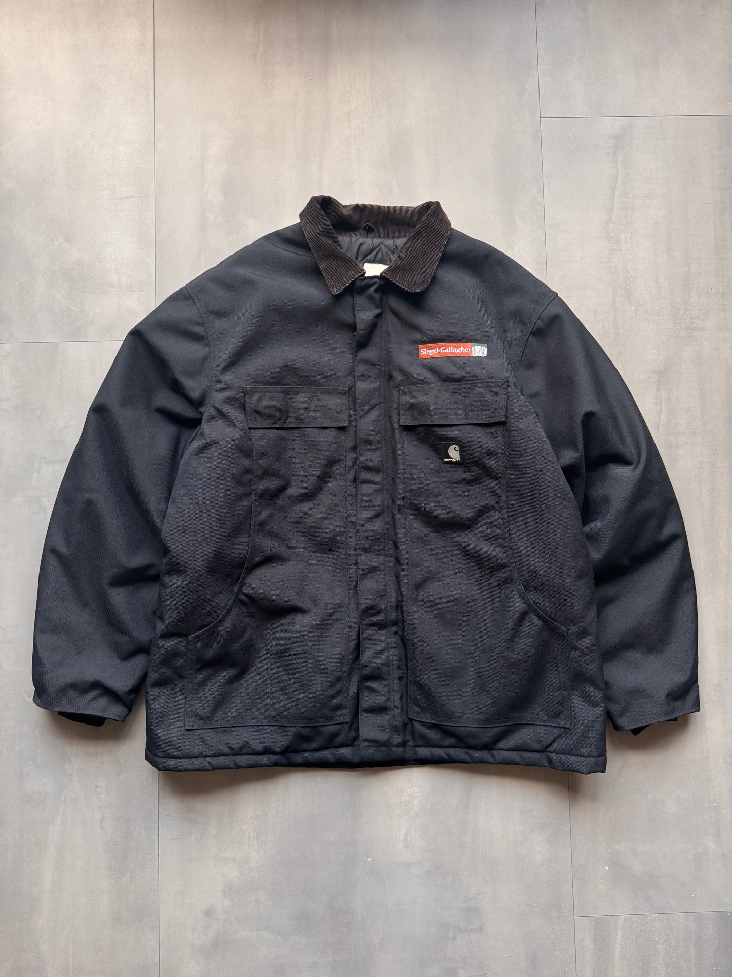VINTAGE CARHARTT BLACK ARCTIC JACKET - XXL