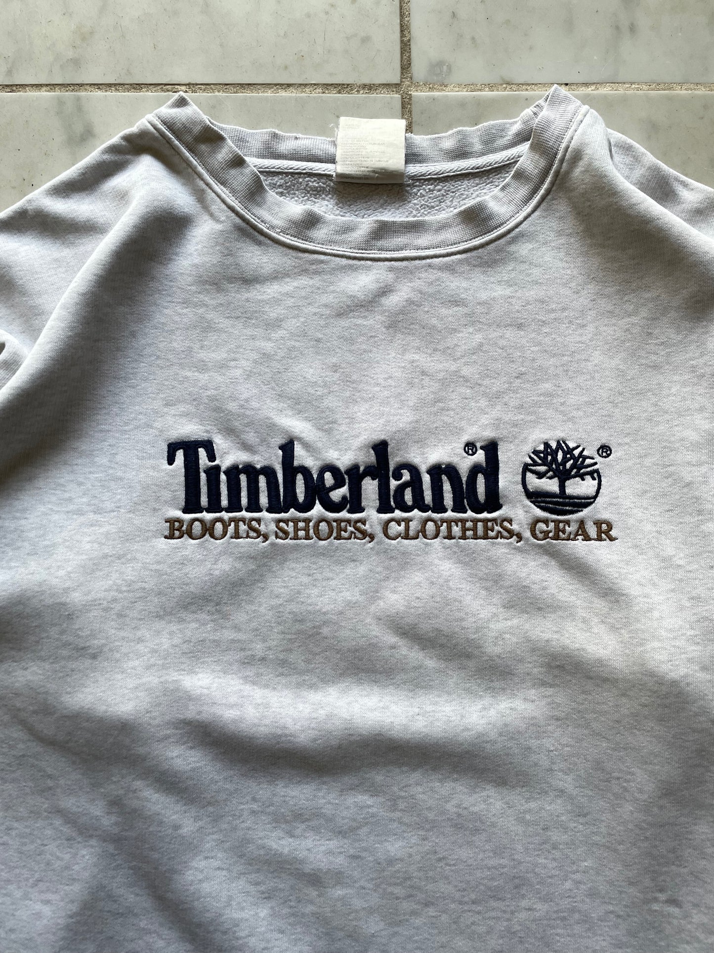 TIMBERLAND CREAM SWEATER - XLARGE