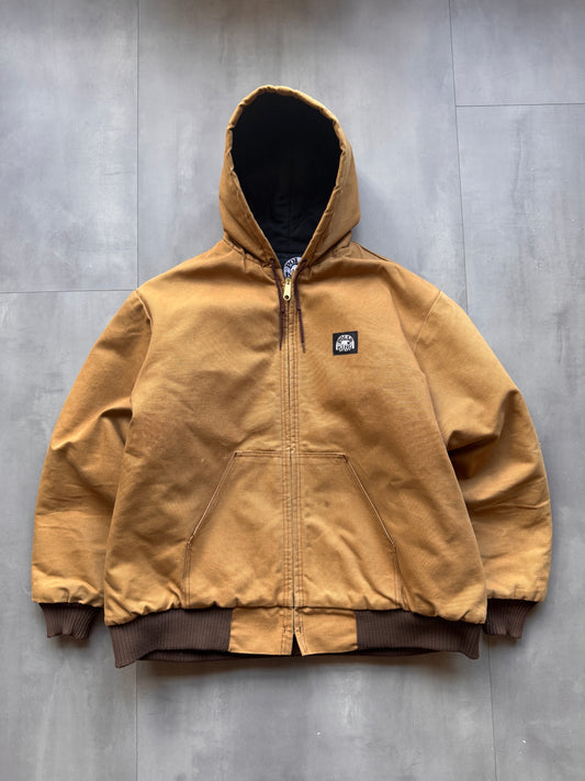 VINTAGE POLAR KING TAN ACTIVE JACKET - XL