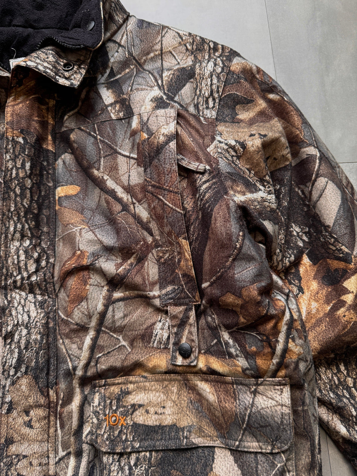 VINTAGE 10x REALTREE HUNTING JACKET - LARGE