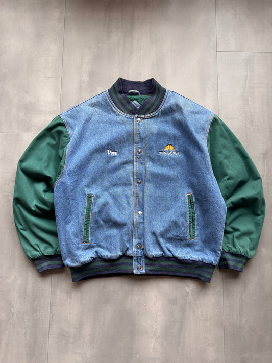VINTAGE WALTERS & WOLF BASEBALL JACKET - XL