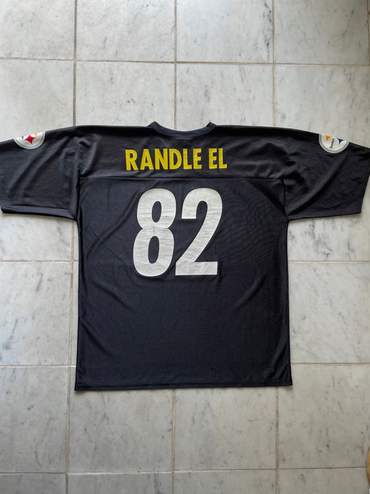 NFL PITTSBURGH STEELERS 'RANDLE EL' 82 BLACK JERSEY - XXLARGE