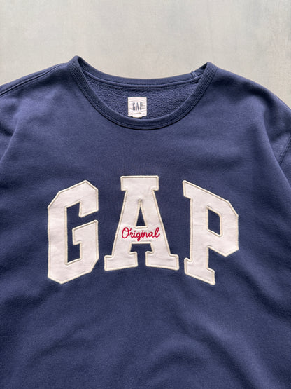 VINTAGE GAP NAVY LONGSLEEVE - L